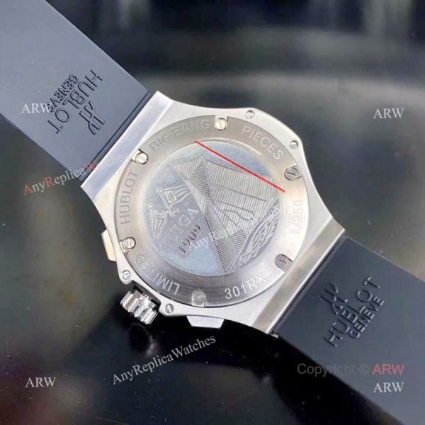 Fake Hublot Big Bang Chronograph Men Watch SS Black Rubber Band Fake Hublot Big Bang Chronograph Men Watch SS Black Rubber Band