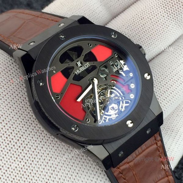 Replica Hublot Classic Fusion Squelette Tourbillon All Black Watches Replica Hublot Classic Fusion Squelette Tourbillon All Black Watches