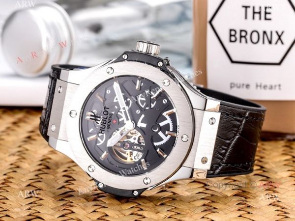 Fake Hublot Classic Fusion Rose Gold Skeleton Wristwatch 45mm Fake Hublot Classic Fusion Rose Gold Skeleton Wristwatch 45mm