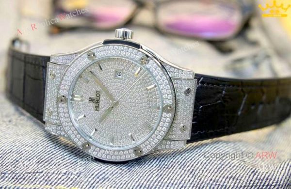Best ARW Replica Watches Hublot Classic Fusion Iced Out Watch Best ARW Replica Watches Hublot Classic Fusion Iced Out Watch