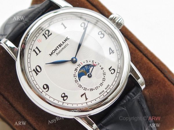 Swiss Montblanc Star Legacy Moon phase U0116508 White Dial Watch Best 1:1 Replica Swiss Montblanc Star Legacy Moon phase U0116508 White Dial Watch Best 1:1 Replica