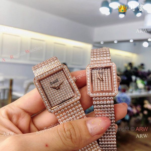 Swiss Replica Piaget Polo Diamond Watches All Gold Sapphire Glass Swiss Replica Piaget Polo Diamond Watches All Gold Sapphire Glass