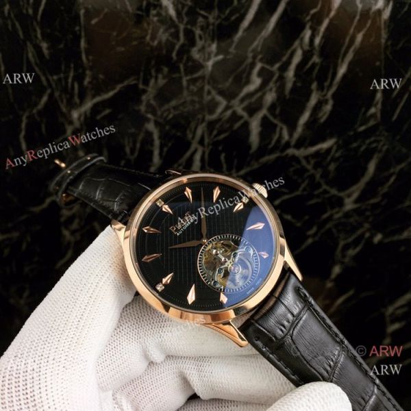 Piaget Polo Tourbillon Copy Watches White Dial Black Leather Strap Piaget Polo Tourbillon Copy Watches White Dial Black Leather Strap