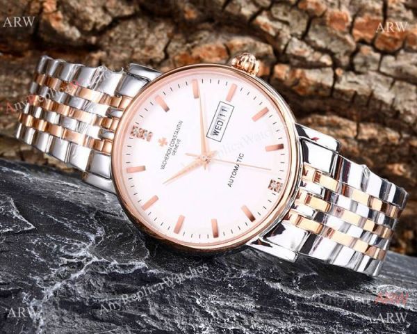Copy Vacheron Constantin Geneve automatic Watch Stainless Steel Black Face Copy Vacheron Constantin Geneve automatic Watch Stainless Steel Black Face