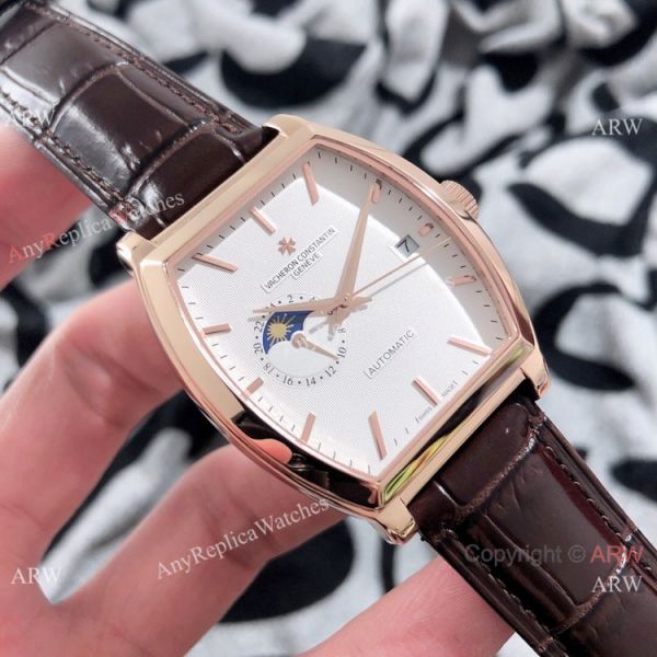 Knock off Vacheron Constantin Malte Moon phase Watches Rose Gold Black Dial Knock off Vacheron Constantin Malte Moon phase Watches Rose Gold Black Dial