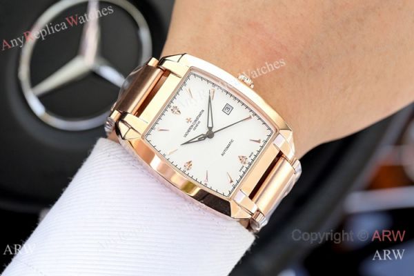 Copy Vacheron Constantin Malte Stainless Steel White Face Watch 40mm Copy Vacheron Constantin Malte Stainless Steel White Face Watch 40mm