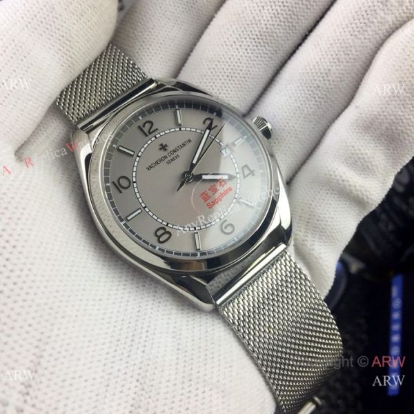 Vacheron Constantin Copy Watch Rose Gold Mesh Bracelet Vacheron Constantin Copy Watch Rose Gold Mesh Bracelet