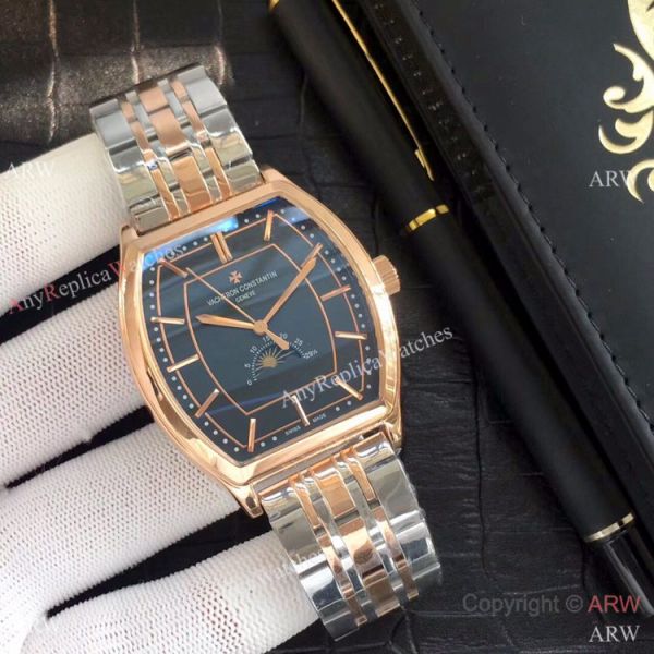 Stainless Steel Vacheron Constantin Replika Watch w/ Moon phase Stainless Steel Vacheron Constantin Replika Watch w/ Moon phase