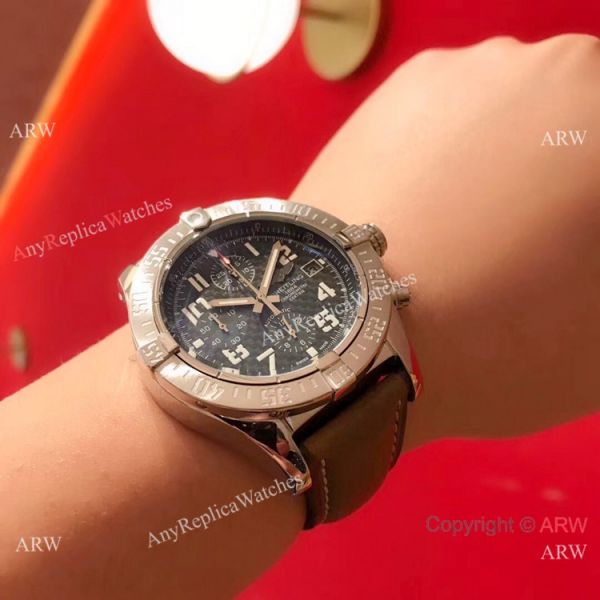 New Copy Breitling Super Avenger II SS Brown Leather Strap Watch 43mm New Copy Breitling Super Avenger II SS Brown Leather Strap Watch 43mm