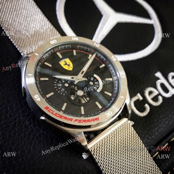 Replica Ferrari Gran Premio Automatico Watch Stainless Steel 43mm Replica Ferrari Gran Premio Automatico Watch Stainless Steel 43mm