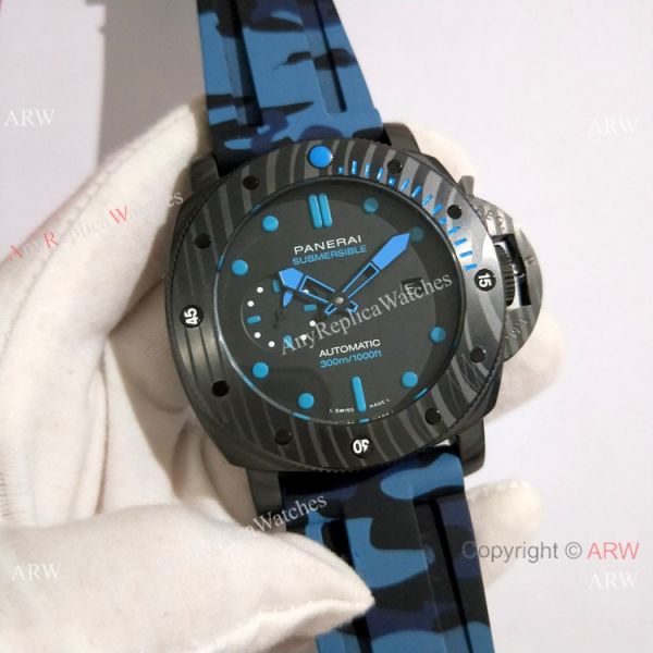 Copy Panerai Luminor Submersible Camouflage PAM 960 Watches Carbon Case Copy Panerai Luminor Submersible Camouflage PAM 960 Watches Carbon Case