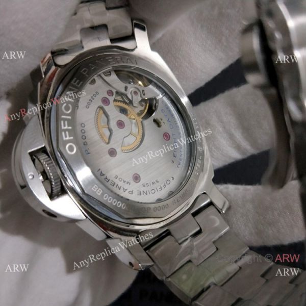 AAA Quality Panerai Luminor Marina 44mm Watch Stainless Steel White Face AAA Quality Panerai Luminor Marina 44mm Watch Stainless Steel White Face