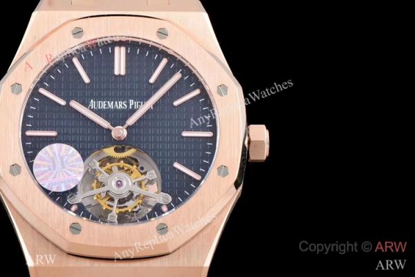 JF Replica Audemars Piguet Royal Oak 26510 Watch Rose Gold Blue Face 41mm JF Replica Audemars Piguet Royal Oak 26510 Watch Rose Gold Blue Face 41mm