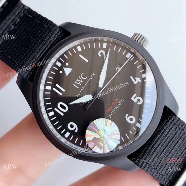 (M+) Swiss Grade IWC Pilots Top Gun iw326901 Black PVD Watch 40mm (M+) Swiss Grade IWC Pilots Top Gun iw326901 Black PVD Watch 40mm