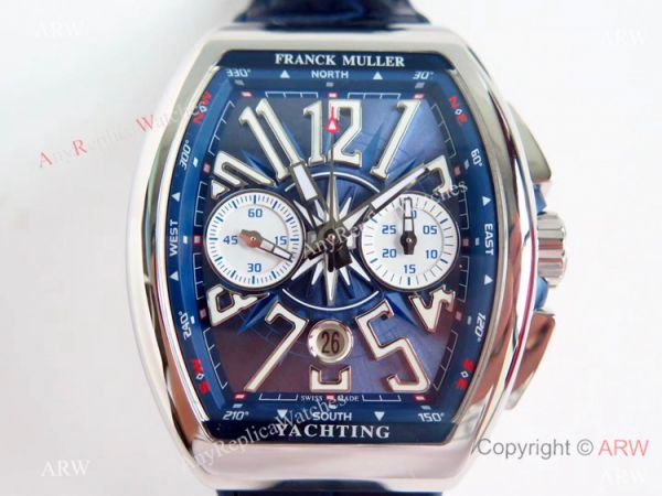 Super Clone Franck Muller Vanguard Yachting 7750 Blue Dial Watch 2019 Replica Super Clone Franck Muller Vanguard Yachting 7750 Blue Dial Watch 2019 Replica