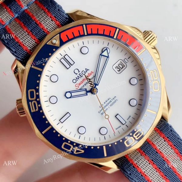 OM Factory Omega Commanders 007 James Bond Watch Replica Yellow Gold OM Factory Omega Commanders 007 James Bond Watch Replica Yellow Gold