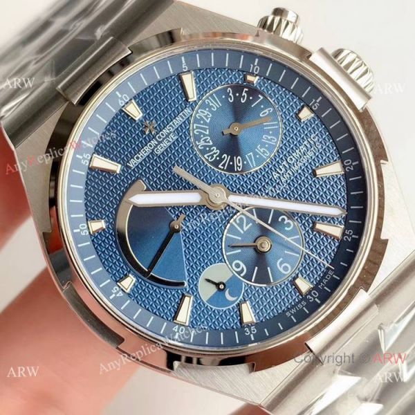 Swiss Grade 1 Vacheron Constantin Overseas TWF 1222-SC Watch Stainless Steel Blue Face Swiss Grade 1 Vacheron Constantin Overseas TWF 1222-SC Watch Stainless Steel Blue Face