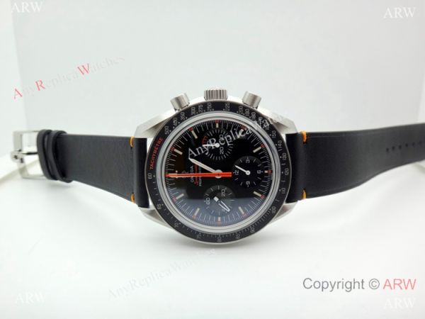 (OM)Swiss Replica Omega Speedmaster Moon SS Black Bezel Watch (OM)Swiss Replica Omega Speedmaster Moon SS Black Bezel Watch