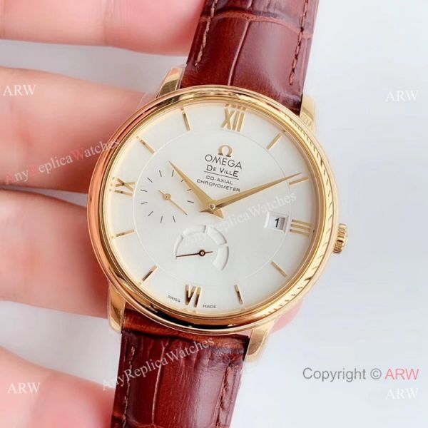 (DV) Swiss Grade Omega De Ville Prestige Yellow Gold Power Reserve Copy Watch (DV) Swiss Grade Omega De Ville Prestige Yellow Gold Power Reserve Copy Watch