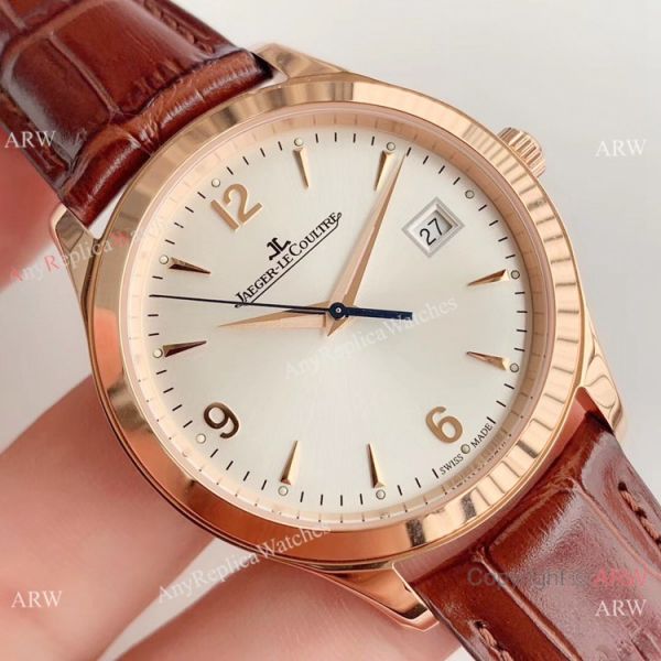 Swiss Copy Jaeger-LeCoultre Master Control Q1548420 Rose Gold White Watch ZF Factory Swiss Copy Jaeger-LeCoultre Master Control Q1548420 Rose Gold White Watch ZF Factory