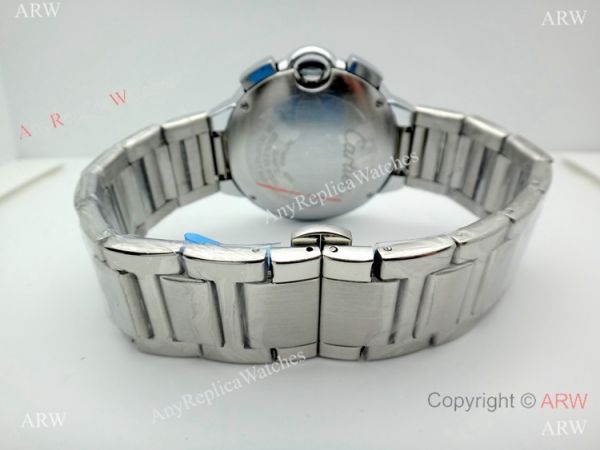 Cartier Ballon Bleu De Stainless Steel Chronograph Watch Replica Cartier Ballon Bleu De Stainless Steel Chronograph Watch Replica