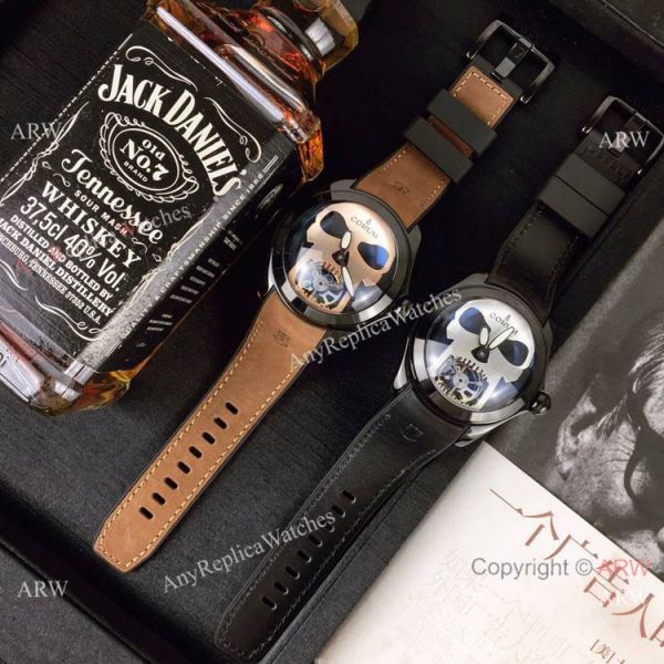 Replica Corum Bubble Skull Face Black Steel Watch 45mm Replica Corum Bubble Skull Face Black Steel Watch 45mm