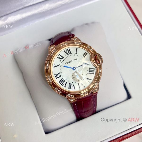 Cartier Ballon Bleu de Rose Gold White MOP Dial Watch 36mm Cartier Ballon Bleu de Rose Gold White MOP Dial Watch 36mm