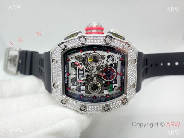 New Replica Richard Mille AAA RM 11-03 Diamond Watch New Replica Richard Mille AAA RM 11-03 Diamond Watch