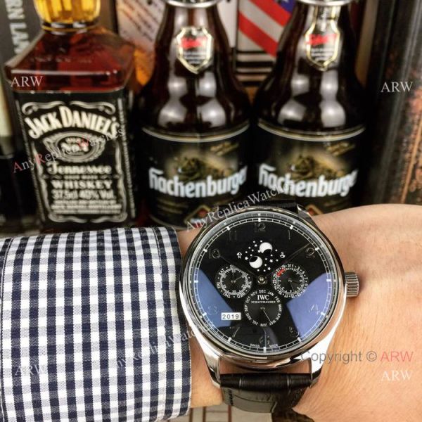 IWC Pilots Blue Dial Black Leather Strap Watch New Replica IWC Pilots Blue Dial Black Leather Strap Watch New Replica
