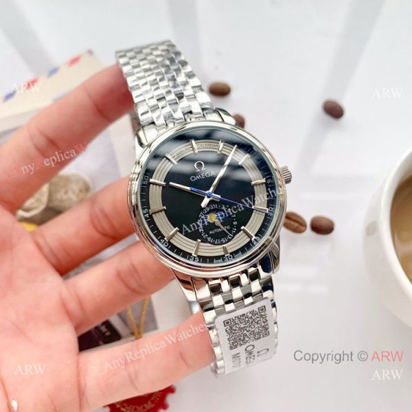 New Omega De Ville Fake Hour Vision Moonphase Watch 40mm New Omega De Ville Fake Hour Vision Moonphase Watch 40mm
