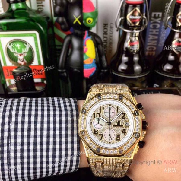 Buy Royal Oak Offshore Limited Edition AP Iced Out Replica Watch Buy Royal Oak Offshore Limited Edition AP Iced Out Replica Watch