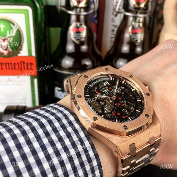 Copy Audemars Piguet Royal Oak Skeleton Rose Gold Watch 44mm Copy Audemars Piguet Royal Oak Skeleton Rose Gold Watch 44mm