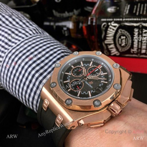 Japan Grade Copy Audemars Piguet Royal Oak offshore Michael Schumacher Watch Rose Gold Japan Grade Copy Audemars Piguet Royal Oak offshore Michael Schumacher Watch Rose Gold