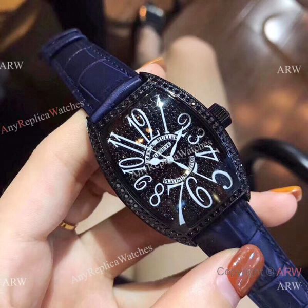 Franck Muller Platinum Rotor Black Diamond Men Watch Knock off Watches China Franck Muller Platinum Rotor Black Diamond Men Watch Knock off Watches China