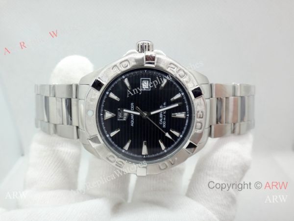 Replica Tag Heuer Aquaracer Stainless Steel Black Dial Quartz Watch Replica Tag Heuer Aquaracer Stainless Steel Black Dial Quartz Watch