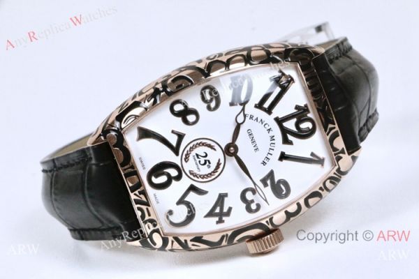 Copy Franck Muller Cintree Curvex 25th Anniversary Special Edition Watch Rose Gold Copy Franck Muller Cintree Curvex 25th Anniversary Special Edition Watch Rose Gold
