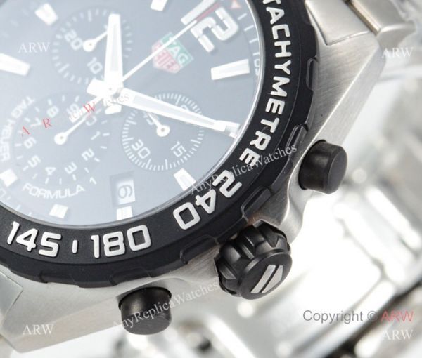 Swiss Grade Tag Heuer Formula 1 QUARTZ Watch Stainless Steel Black Bezel Swiss Grade Tag Heuer Formula 1 QUARTZ Watch Stainless Steel Black Bezel