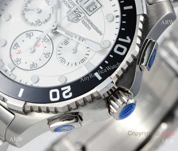Swiss Replica Tag Heuer Aquaracer 300m QUARTZ Watch Stianless Steel White Dial Swiss Replica Tag Heuer Aquaracer 300m QUARTZ Watch Stianless Steel White Dial
