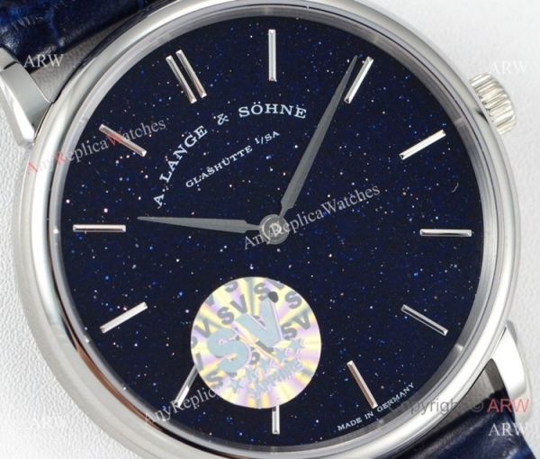 A Lange Sohne Saxonia Thin Swiss 2892 Replica watch New Blue Face A Lange Sohne Saxonia Thin Swiss 2892 Replica watch New Blue Face