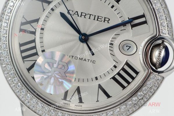(CR) Swiss Grade Ballon Bleu de Cartier Watch Copy Stainless Steel 42mm (CR) Swiss Grade Ballon Bleu de Cartier Watch Copy Stainless Steel 42mm