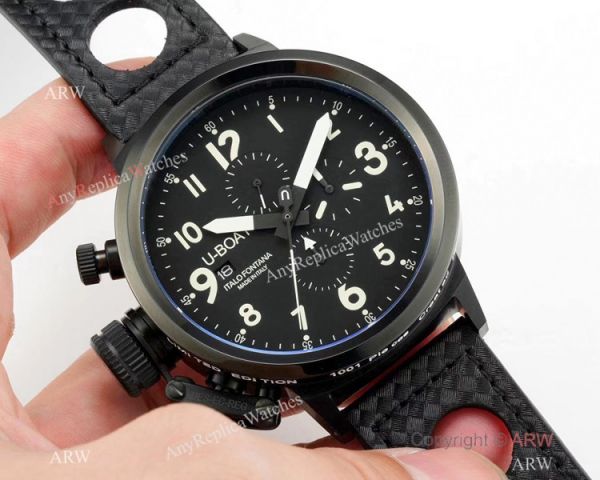 High Quality U Boat U-7750-55 Flightdeck Watch Black Case Yellow Markers High Quality U Boat U-7750-55 Flightdeck Watch Black Case Yellow Markers