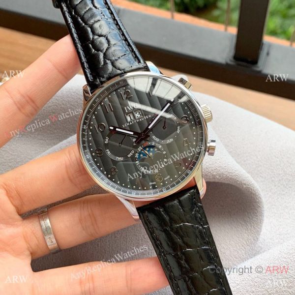 Copy IWC Portofino Grand Complication SS White Dial Watch Best Quality Copy IWC Portofino Grand Complication SS White Dial Watch Best Quality