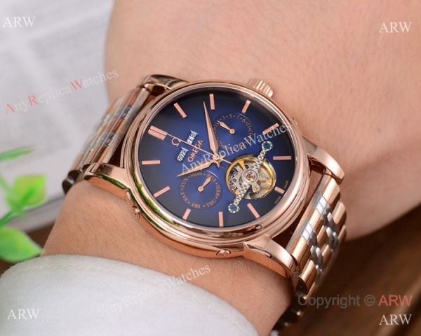 Copy Omega Tourbillon Grand Complications Watches Rose Gold Red Dial Copy Omega Tourbillon Grand Complications Watches Rose Gold Red Dial