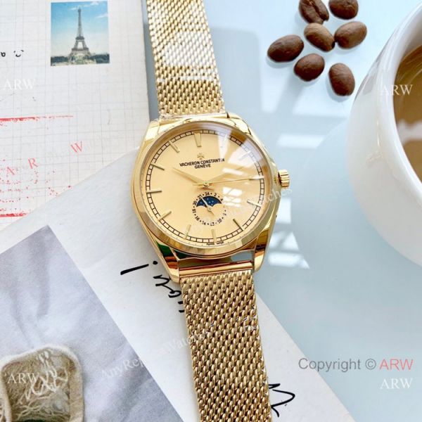 Vacheron Constantin Replika Watch Rose Gold Moonphase Vacheron Constantin Replika Watch Rose Gold Moonphase