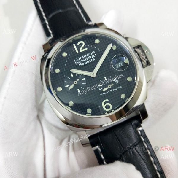 Best Quality Replica Panerai Luminor Power reserve Regatta PAM222 Watch Black Dial Best Quality Replica Panerai Luminor Power reserve Regatta PAM222 Watch Black Dial