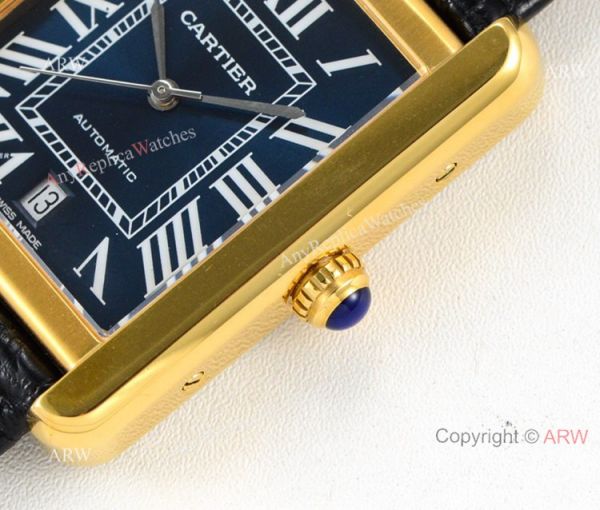 (ER) Cartier Tank Solo W5200027 Automatic Black Roman Dial Watches Super Clone (ER) Cartier Tank Solo W5200027 Automatic Black Roman Dial Watches Super Clone