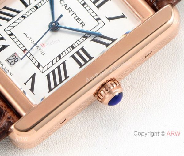 (ER) Swiss Replica Cartier Tank Solo Automatic White Dial Rose Gold Watch 31mm (ER) Swiss Replica Cartier Tank Solo Automatic White Dial Rose Gold Watch 31mm