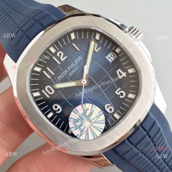 PF Factory V2 Patek Philippe Aquanaut SS Blue Dial Watch Super Clone PF Factory V2 Patek Philippe Aquanaut SS Blue Dial Watch Super Clone