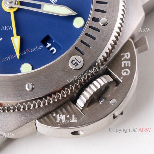 (VS) Swiss Copy Panerai Luminor Submersible 1950 3 Days GMT Titanium Watch (VS) Swiss Copy Panerai Luminor Submersible 1950 3 Days GMT Titanium Watch