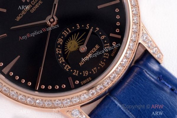 (VC) Swiss Vacheron Constantin Patrimony Moon 32mm Watch Rose Gold Vacheron Constantin Geneve Fake Wrist (VC) Swiss Vacheron Constantin Patrimony Moon 32mm Watch Rose Gold Vacheron Constantin Geneve Fake Wrist